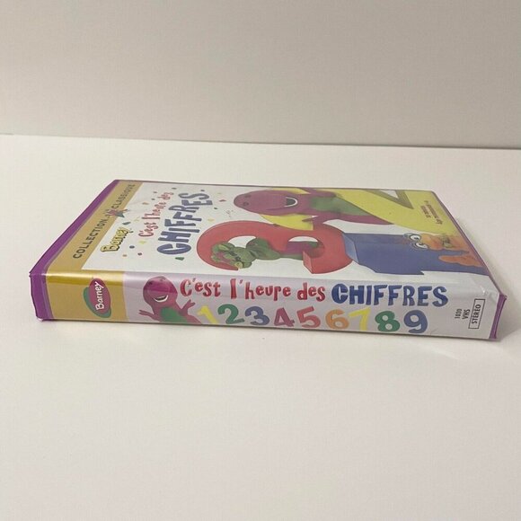1997 Barney C’est L’heure Des Chiffres VHS FRENCH Clamshell - Picture 7 of 16